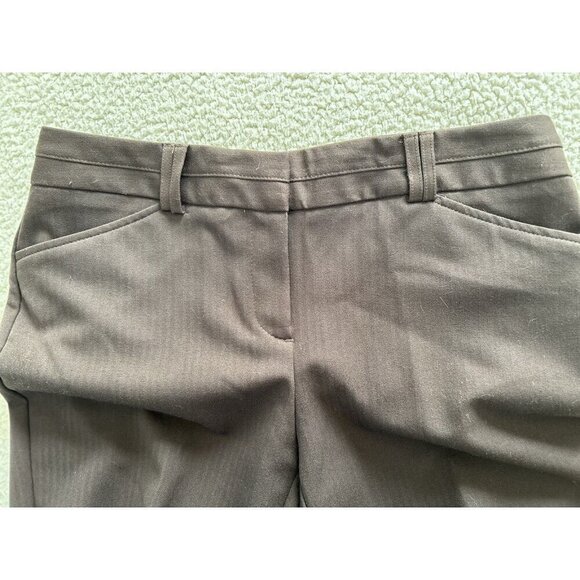 Van Heusen Studio Stretch Extensible Dark Brown Mid-Rise Straight Leg Pants Sz 4 - Picture 4 of 10